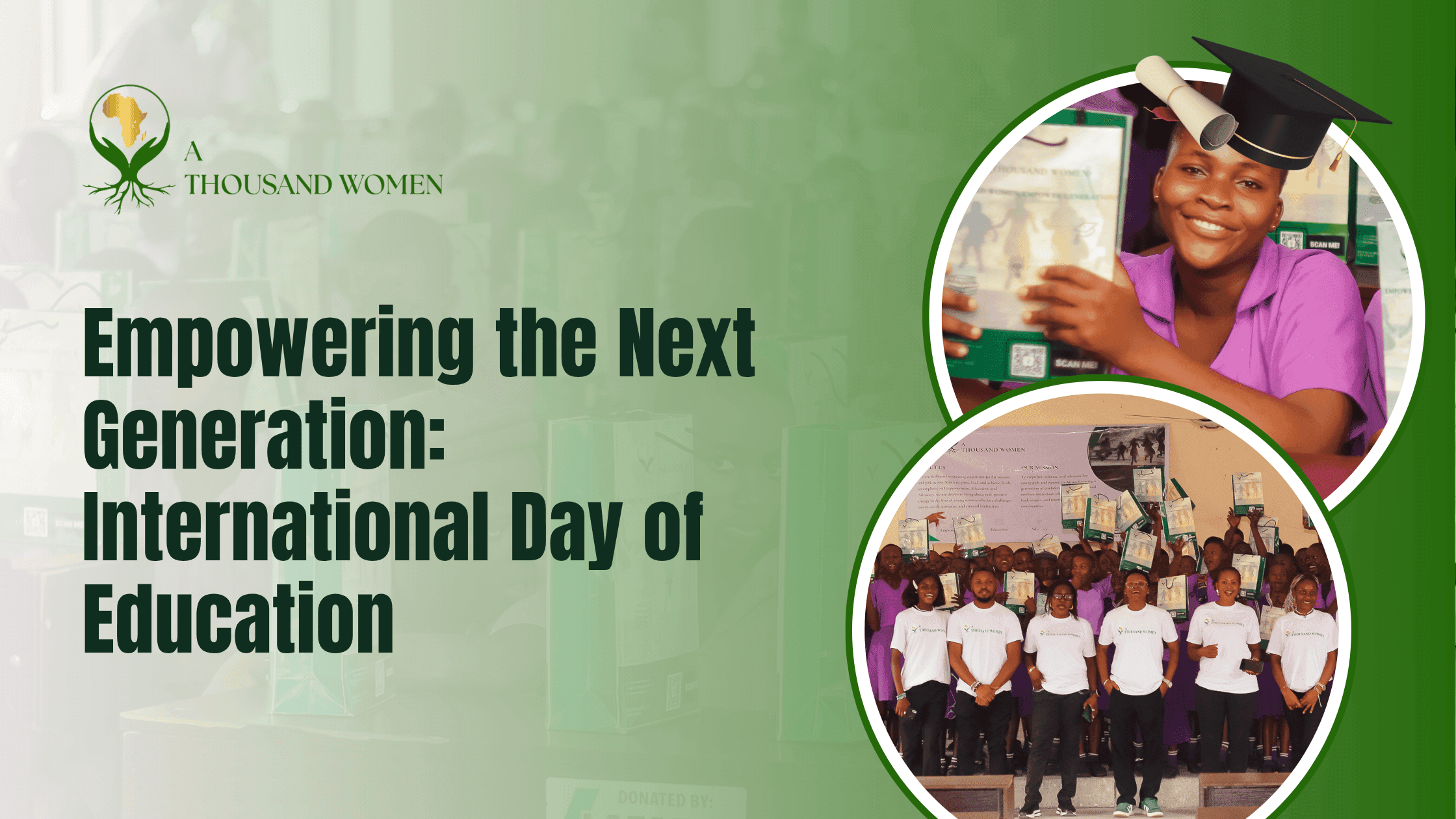 A Thousand Women International Day of Education outreach